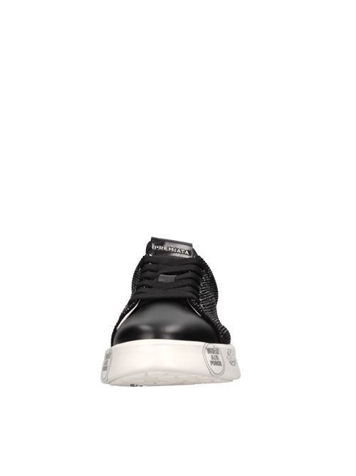 Sneakers in pelle tessuto e strass PREMIATA | BELLE VAR7813